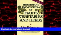 liberty books  Heinerman s Encyclopedia of Fruits, Vegetables, and Herbs online