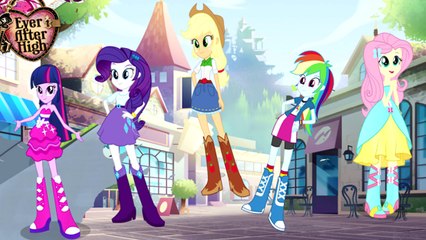 My Little Pony Equestria Girls TRANSFORM into Ever After High│MLP TRANSFORMATION Coloring for kids