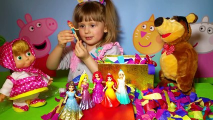 #Мультфильм из игрушек #Куклы для девочек #Играем в куклы Золушка Белоснежка Ариель Анна и Эльза