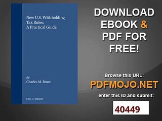 New U.S. Withholding Tax Rules A Practical Guide