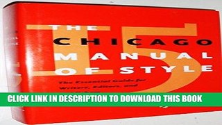 [PDF] The Chicago Manual of Style, 15th Edition Full Online