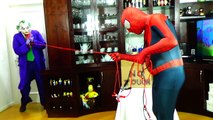 Spiderman Compilation with Frozen Elsa, Frozen Anna, Hulk, Joker, Maleficent, Candy, Play Doh Prank