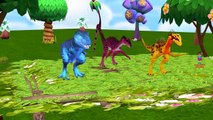 Dinosaurs Little Babies Five Little Monkeys Jumping On The Bed & Five Little Ducks Nursery Rhymes