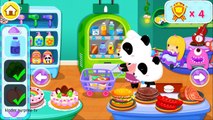 Baby Pandas Supermarket - new Babybus games 2016 - kinder surprise tv
