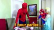 Spiderman Frozen Elsa Spiderbaby vs Pie Spiderbaby birthday party Spiderman and Elsa Pie pranked