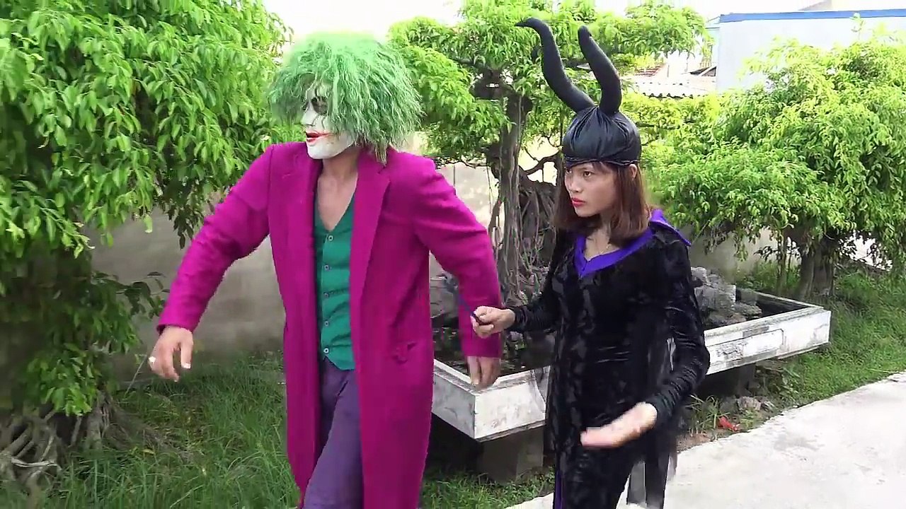 Superheroes flying dress Spiderman vs Frozen Elsa in the Car Funny Joker Pranks in real life