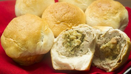 How To Make Thanksgiving Stuffed Dinner Rolls - Full Recipe