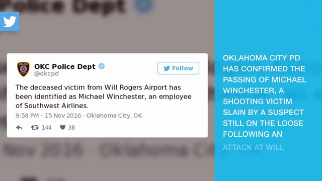 Police: Manhunt underway for suspect in shooting death at Oklahoma City airport