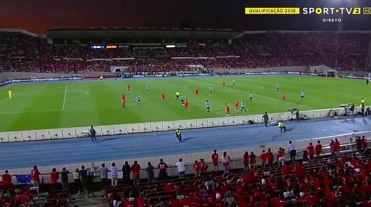 Edinson Cavani  Goal HD - Chile 0-1 Uruguay 16.11.2016