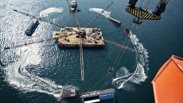 World First Wakeboarding | Red Bull Wake Crane | Skuff TV Offcut