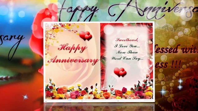 Happy Wedding Anniversary Best Wishes Video Clips | Wedding Anniversary Animated Video Greeting