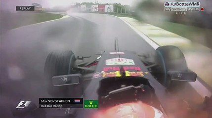 La superbe glissade de Verstappen (GP Brésil)