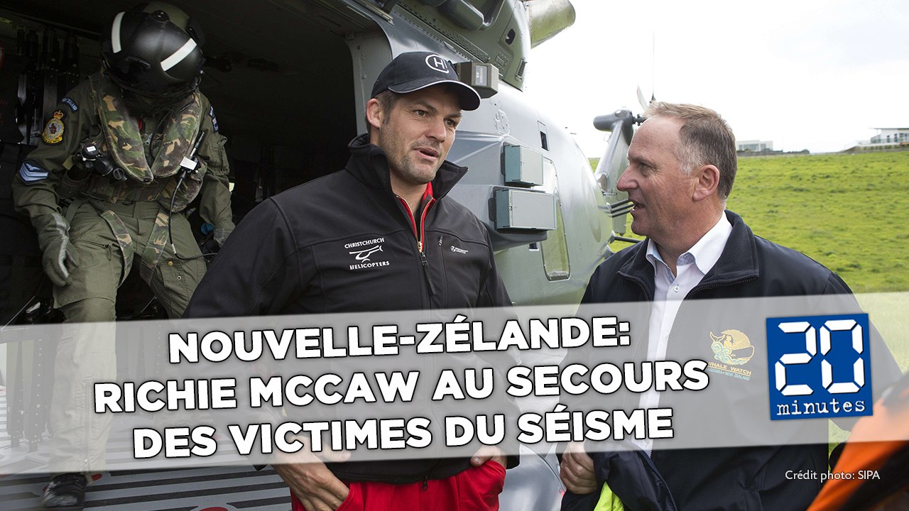 Nouvelle-Zélande: Richie McCaw au secours des victimes du séisme