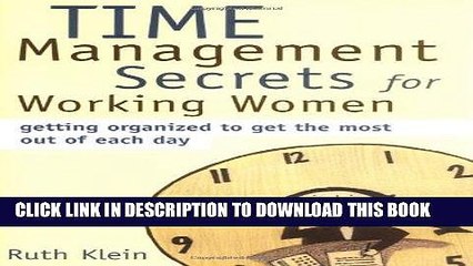 [PDF] Time Management Secrets for Working Women Full Online