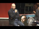 Napoli - Roberto Saviano presenta 