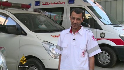Gaza ambulance drivers still suffering after war