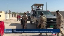 Irak : 17 morts dans des attentats à Bagdad et Fallouja, revendiqués par l'EI
