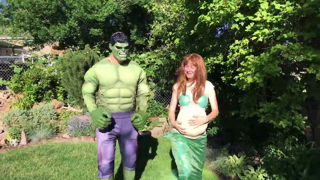 Ariel Mermaid Twin hulk Babies Elsa Spiderman Break Up Compilation Superhero Movie In Real Life