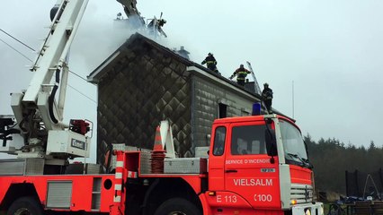 Incendie d'une maison à Limerlé