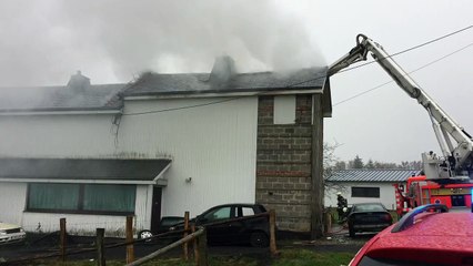 Incendie d'une maison à Limerlé
