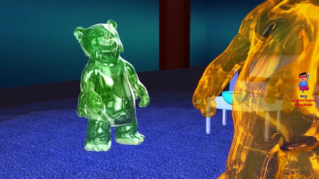 Johny Johny Yes Papa Gummy Bear Song | 3D Jelly Gummy Bear Nursery Rhymes for Children