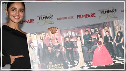 Alia Bhatt At Filmfare Glamour And Style Awards Cover Launch EVENT (UNCUT)