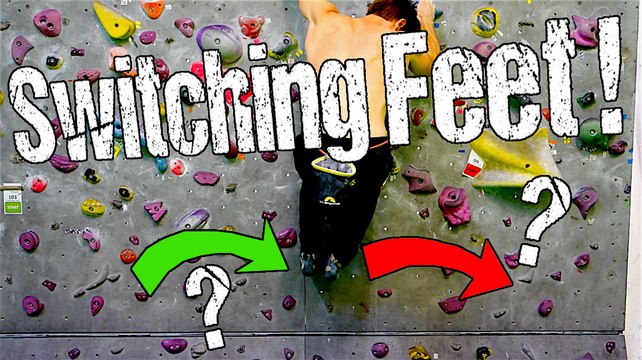 Rock Climbing Technique for Beginners : How to Switch Feet.