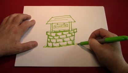 How To Draw Draw a Wishing Well Easy Step By Step