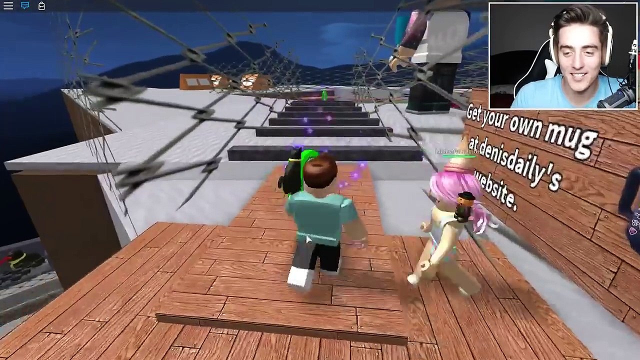 Roblox Adventures / The DenisDaily Obby / Escaping Evil Denis!!