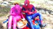 SPIDERMAN vs UNICORN vs FROZEN ELSA! Superhero Maleficent, Pink Spidergirl, Peppa Pig Joker Candy