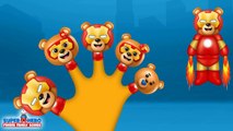 The Finger Family Ironman Kitty Family Nursery Rhyme | Super Heros Finger Family Collection