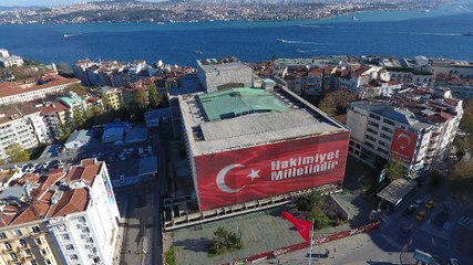 Atatürk Kültür Merkezi havadan görüntülendi