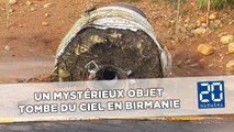 Un mystérieux objet métallique tombe du ciel en Birmanie