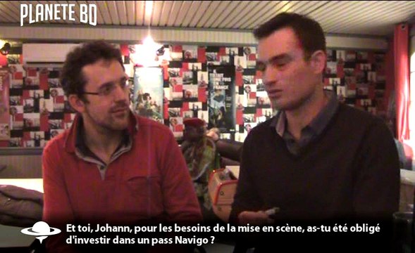 Jean-Michel Darlot et Johann Pilet en interview pour planetebd.com