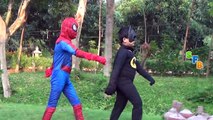 Spiderman Vs Hulk Vs Batman Real Life SuperHeroes Fight And Epic Rap Battles