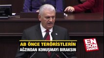 Binali Yıldırım'dan AB'ye tepki