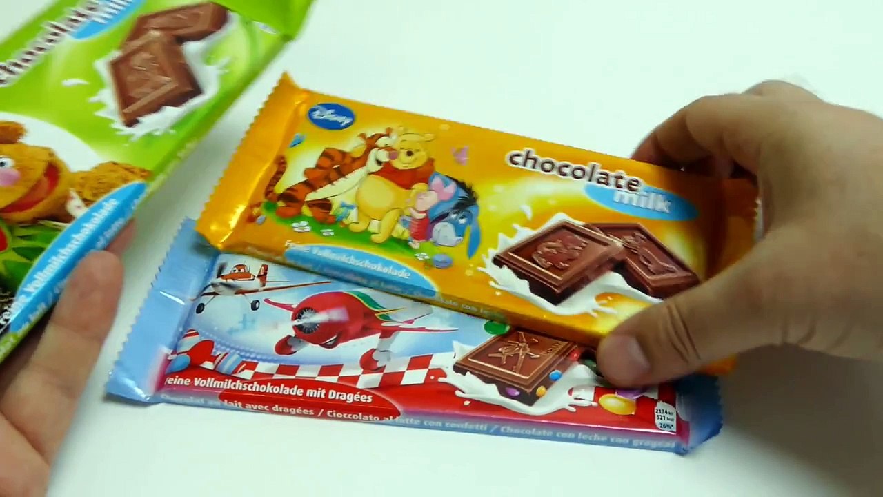 Chocolate Disney, Planes, The Muppets, Disney & Winnie Pooh Chocolate