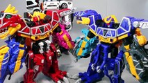 Power Rangers Dinosaur Robot Transformers Tayo Bus Learn Numbers Colors Toy Surprise Egss