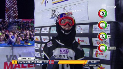 Snowboard - Big Air Milan - Marcus Kleveland crève l'évran