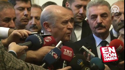 Bahçeli: Anayasa hazırlık metni tarafımıza resmen iletildi