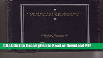 Read Corporate Governance: Cases and Materials Free Books