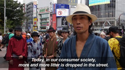 'Samurais' head to Tokyo to pick up litter