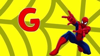 Spiderman ABC Song | Nursery Rhymes Superhero In Real Life & Alphabet Song HD