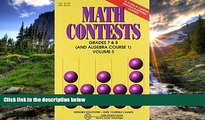 Fresh eBook Math Contests: Grades 7   8 (And Algebra Course 1), Volume 5