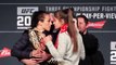 Joanna Jedrzejczyk Headbutts Karolina Kowalkiewicz at UFC 205 Presser