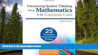 eBook Here Uncovering Student Thinking About Mathematics in the Common Core, High School: 25