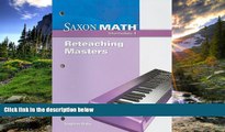 eBook Here Saxon Math Intermediate 4: Reteaching Masters 2008