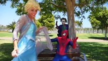 Frozen Elsa Loses Her Dress! w Spiderman, Maleficent Wants Princess Shoes!