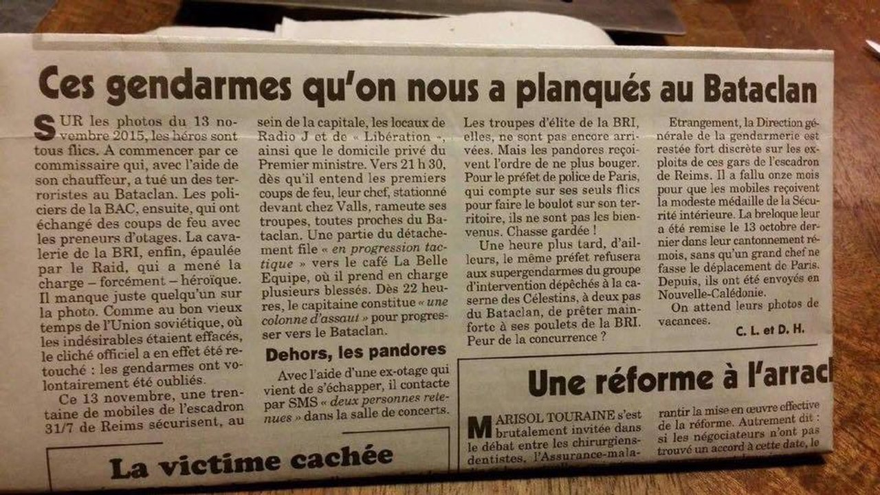 Bataclan les ordres à la sécurité de Valls : "vous ne vous en mêlez pas"