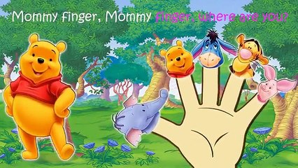 Winnie the Pooh Finger Family Nursery Rhymes Lyrics